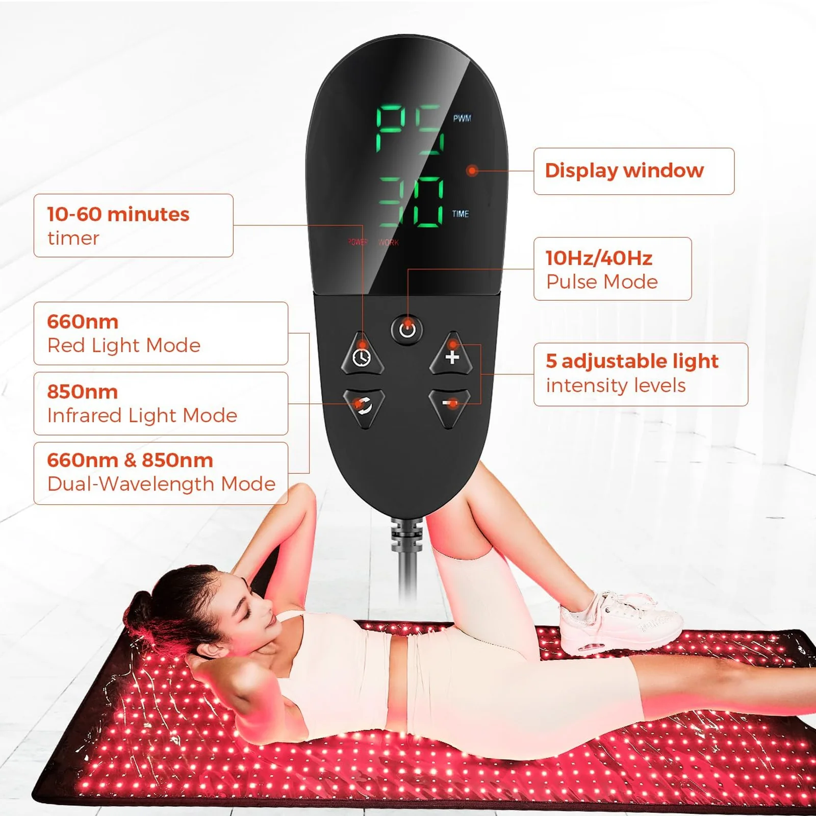 QuasarMD Red Light Therapy Mat - Image 6